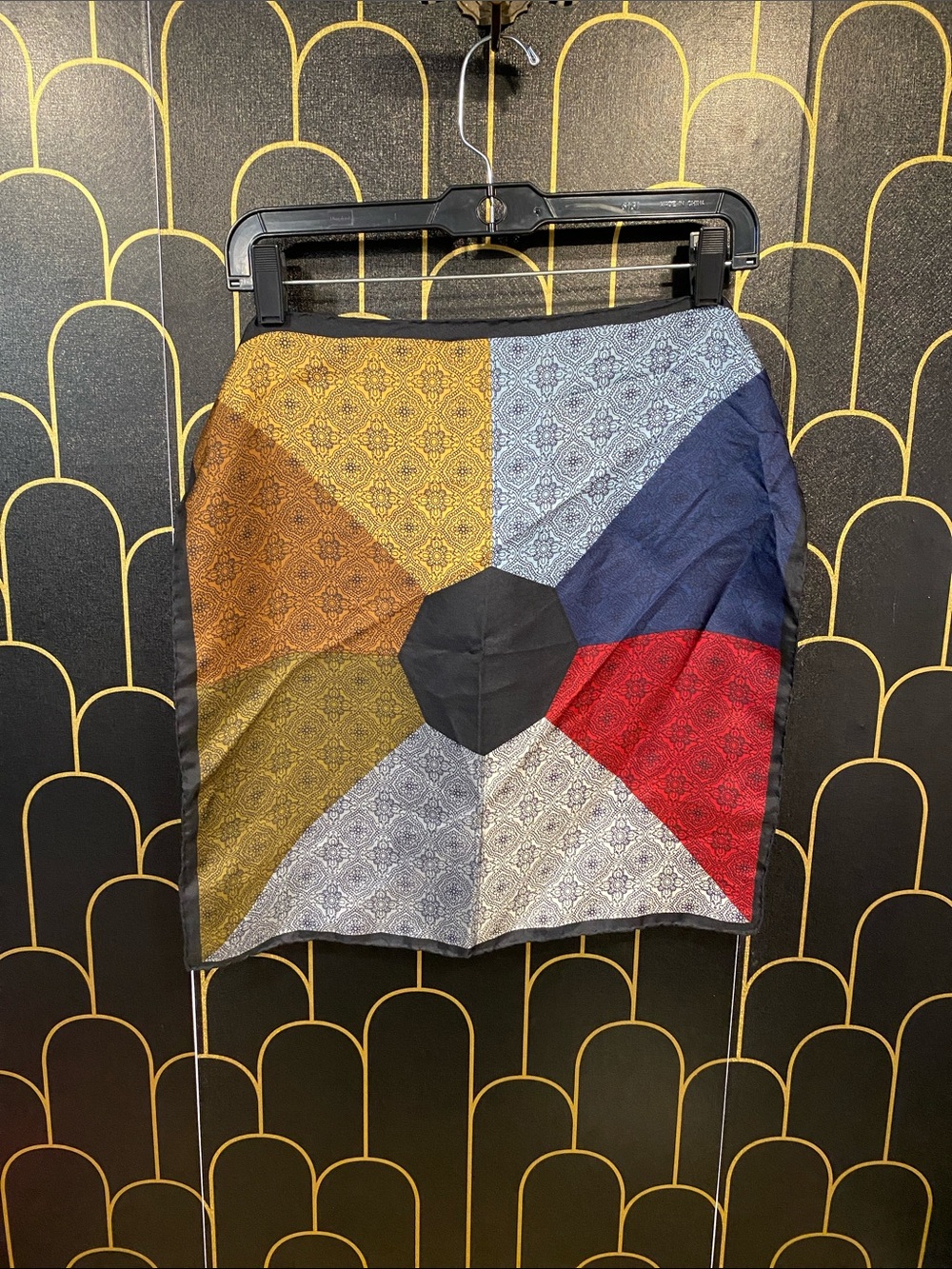 Ashear nine silk pocket square